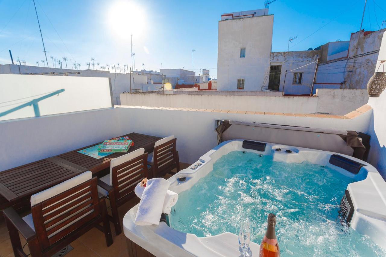 Atico & Jacuzzi Cruz By Cadiz4Rentals Exteriör bild